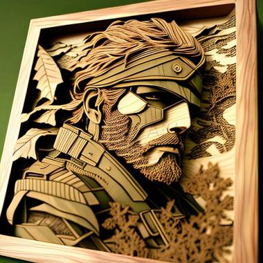 3D model Metal Gear Solid 3 Snake Eater HD Edition game (STL)
